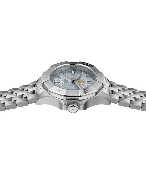 Vivienne Westwood(ヴィヴィアンウエストウッド)の「「Vivienne Westwood/ヴィヴィアン・ウエストウッド」ブロンプトン - レディース シルバー ブレスレット(アナログ腕時計・レディース・シルバー×ブルー/シルバー・FREE)」の6枚目の写真