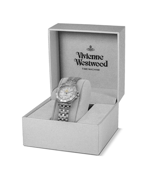 Vivienne Westwood(ヴィヴィアンウエストウッド)の「「Vivienne Westwood/ヴィヴィアン・ウエストウッド」ブロンプトン - レディース シルバー ブレスレット(アナログ腕時計・レディース・シルバー×ブルー/シルバー・FREE)」の11枚目の写真
