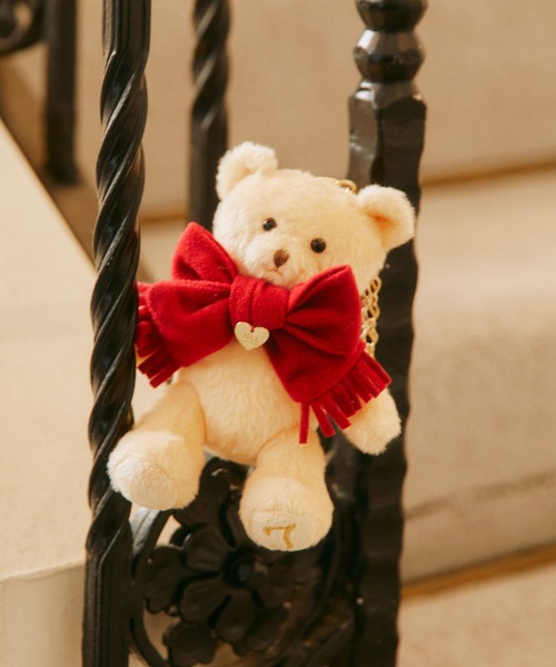 JILL by JILL STUART（ジルバイジルスチュアート）の「＜BEARシリーズ＞Holidayベアチャーム（キーホルダー・レディース・ホワイト/ベージュ・FREE）」の3枚目の写真
