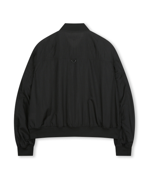 BESLOW(ビースロー)の「SHEER NYLON FLIGHT JACKET BLACK(ブルゾン・メンズ・その他・SMALL/MEDIUM/LARGE/X-LARGE)」の3枚目の写真