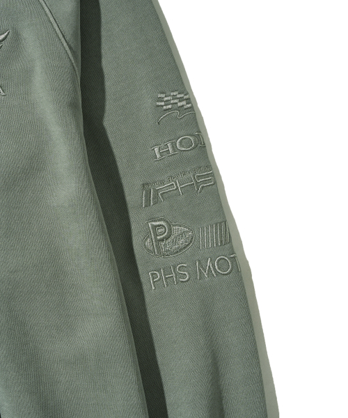 PHYPS MOTORCYCLE(フィップスモーターサイクル)の「Honda Racing Hoodie Cap Zip-up_Khaki(パーカー・レディース・その他・MEDIUM/LARGE/X-LARGE/SMALL)」の12枚目の写真
