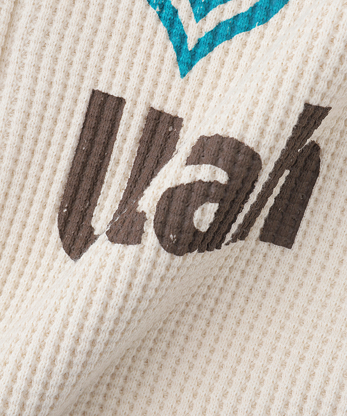 SCREEN STARS(スクリーンスターズ)の「SCREEN STARS別注 ワッフルジップアップフーディー(パーカー・メンズ・ブラウン/アイボリー/ブラック・LARGE/MEDIUM)」の21枚目の写真