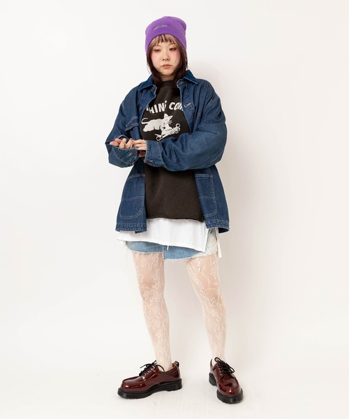 RNA（アールエヌエー）の「E5188 フェザービーニー（ニットキャップ/ビーニー・レディース・グリーン/ライトグレー/パープル/オレンジ・FREE）」の16枚目の写真