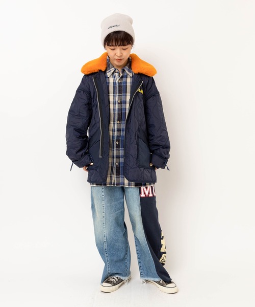 RNA（アールエヌエー）の「E5188 フェザービーニー（ニットキャップ/ビーニー・レディース・グリーン/ライトグレー/パープル/オレンジ・FREE）」の11枚目の写真