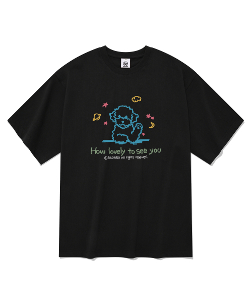 RADINEO(ラディネオ)の「ラブリー半袖Tシャツブラック(Tシャツ/カットソー・メンズ・その他・SMALL/MEDIUM/LARGE/X-LARGE)」の1枚目の写真
