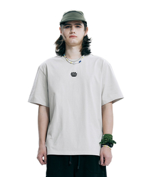 OURPOCKETS（アワーポケッツ）の「Our Pockets Signature Earth T-Shirt (Beige)（Tシャツ/カットソー）」