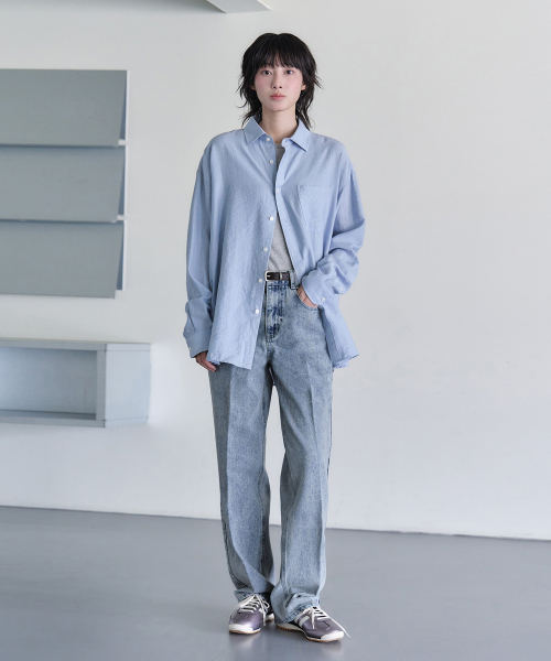 DECET WOMEN(デケット ウーマン)の「シグネチャーストレートジーンズ DCWPT001Lブルー(デニムパンツ・レディース・その他・X-SMALL/SMALL/MEDIUM/LARGE)」の3枚目の写真