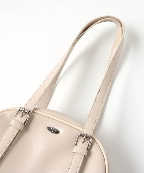 algy(アルジー)の「ラウンドボストンバッグ(ボストンバッグ・キッズ・オフホワイト/ピンク/ブラック・FREE)」の8枚目の写真