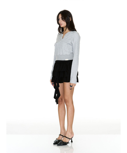 SETSETSET(セットセットセット)の「THREE BUTTON HODDIE GREY(パーカー・レディース・その他・FREE)」の4枚目の写真