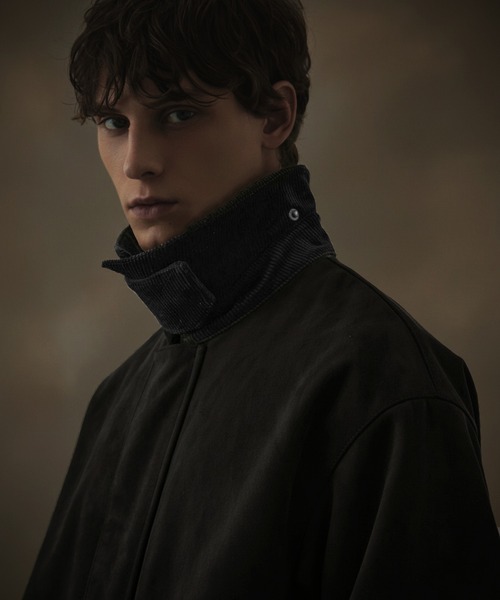 ≪残りわずか！≫LEATHER TEX SUEDE HUNTING JACKET ｜冬服/衿