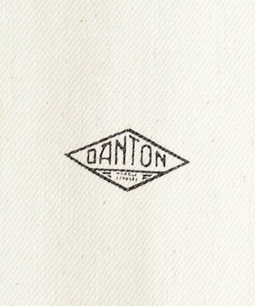 DANTON（ダントン）の「[DANTON/ダントン] KATSURAGI ショート丈ノーカラーワークジャケット（ノーカラージャケット・レディース・キナリ・38）」の8枚目の写真