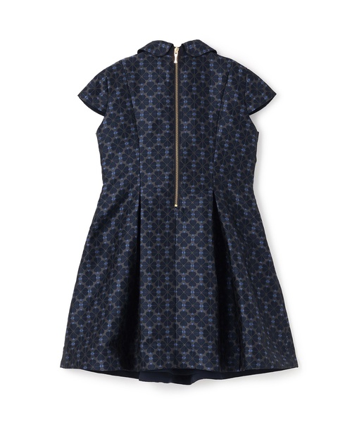 スペードフラワージャカードワンピース（シャツワンピース）｜kate