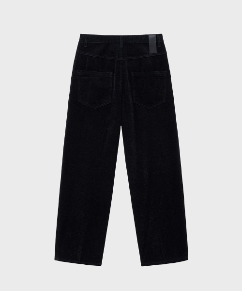 NOIRER(ノイア)の「ベルベットテクスチャーワイドデニムパンツ(ブラック)(その他パンツ・メンズ・その他・48/52/50)」の6枚目の写真