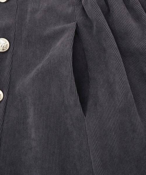 ITS'DEMO（イッツデモ）の「【洗濯機OK／ウエストゴム】コーデュロイスカート（スカート・レディース・アイボリー/パープル系/チャコールグレー・00）」の21枚目の写真