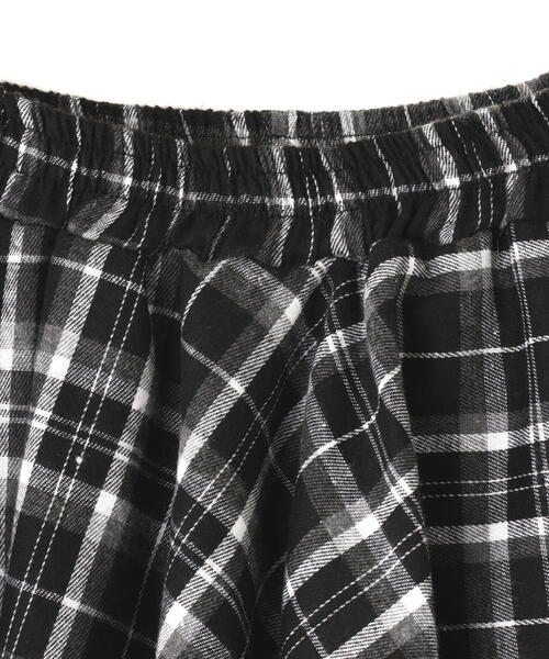 SIS(エスアイエス)の「SIS/エスアイエス/Check skirt(スカート・レディース・ブラック・F)」の2枚目の写真