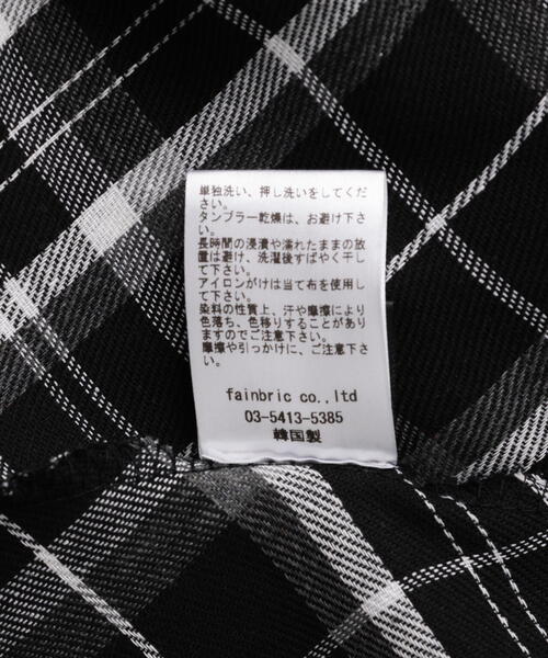 SIS(エスアイエス)の「SIS/エスアイエス/Check skirt(スカート・レディース・ブラック・F)」の9枚目の写真