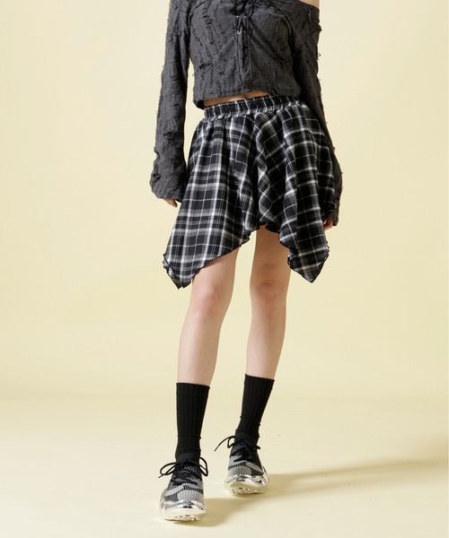 SIS(エスアイエス)の「SIS/エスアイエス/Check skirt(スカート・レディース・ブラック・F)」の16枚目の写真