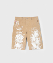 BIRTHDAYSUIT（バースデースーツ）の「PAINTED DOUBLE KNEE SHORTS (BEIGE)（その他パンツ）」