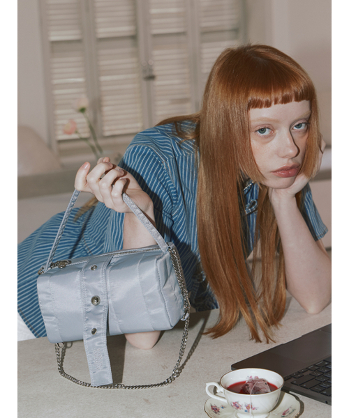 MAISON CREME（メゾンクレム）の「Eternity Box Bag S_Blue Grey（ショルダーバッグ・レディース・その他・FREE）」の2枚目の写真