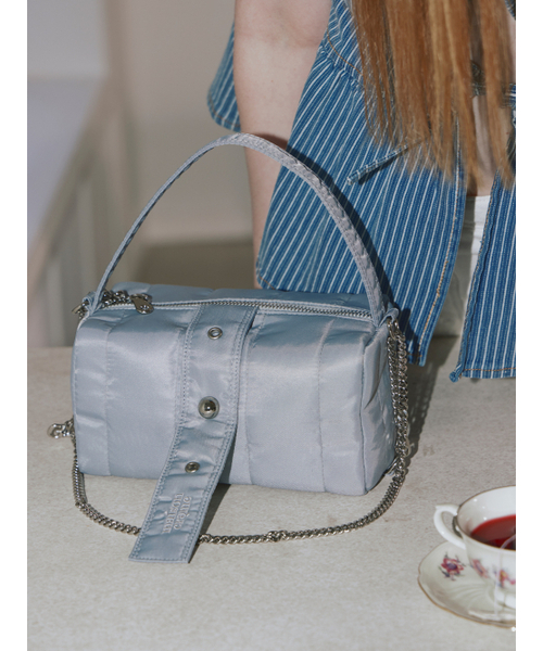 MAISON CREME（メゾンクレム）の「Eternity Box Bag S_Blue Grey（ショルダーバッグ・レディース・その他・FREE）」の3枚目の写真