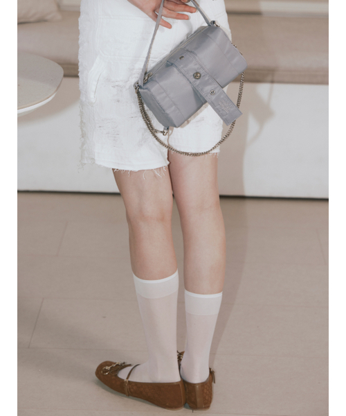 MAISON CREME（メゾンクレム）の「Eternity Box Bag S_Blue Grey（ショルダーバッグ・レディース・その他・FREE）」の5枚目の写真