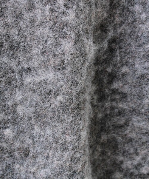 GLOSTER（グロスター）の「【モヘアタッチ/ユニセックス対応】ヘンリーネックプルオーバーニット（ニット/セーター・メンズ・ボルドー/グレー/ブラック・S/M/L）」の8枚目の写真