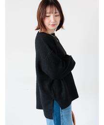 Te chichi TERRASSE | もちもちメランジクルーネックニット(ニット/セーター)