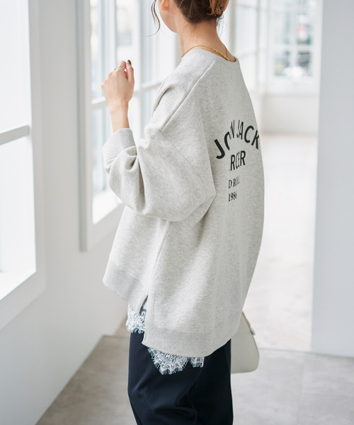 Spick & Span（スピックアンドスパン）の「J.J.Mercer / ジェイジェイマーサー 別注 キーネックプルオーバー（ニット/セーター・レディース・モカ/ホワイト系その他/グレー・MEDIUM）」の9枚目の写真