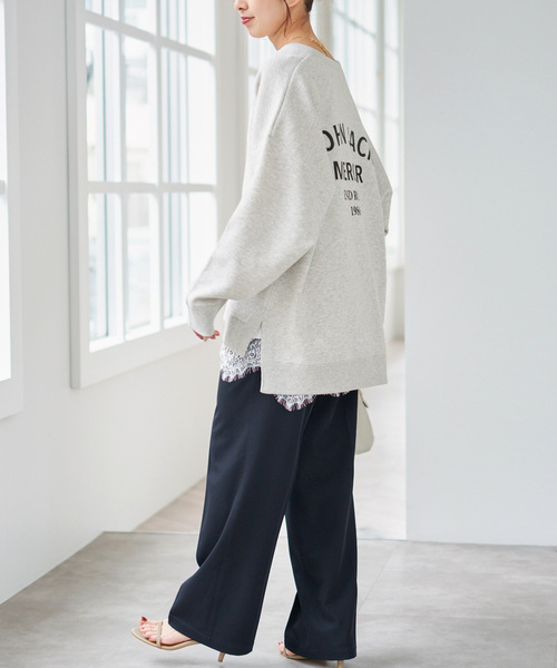 Spick & Span（スピックアンドスパン）の「J.J.Mercer / ジェイジェイマーサー 別注 キーネックプルオーバー（ニット/セーター・レディース・モカ/ホワイト系その他/グレー・MEDIUM）」の11枚目の写真