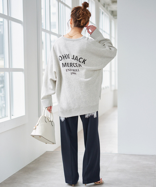 Spick & Span（スピックアンドスパン）の「J.J.Mercer / ジェイジェイマーサー 別注 キーネックプルオーバー（ニット/セーター・レディース・モカ/ホワイト系その他/グレー・MEDIUM）」の12枚目の写真