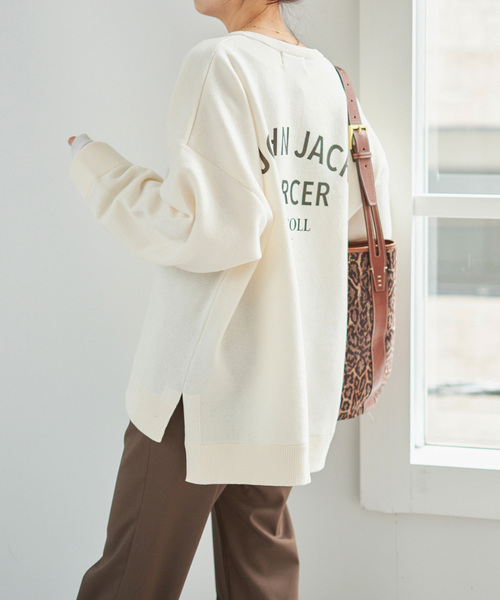 Spick & Span（スピックアンドスパン）の「J.J.Mercer / ジェイジェイマーサー 別注 キーネックプルオーバー（ニット/セーター・レディース・モカ/ホワイト系その他/グレー・MEDIUM）」の15枚目の写真