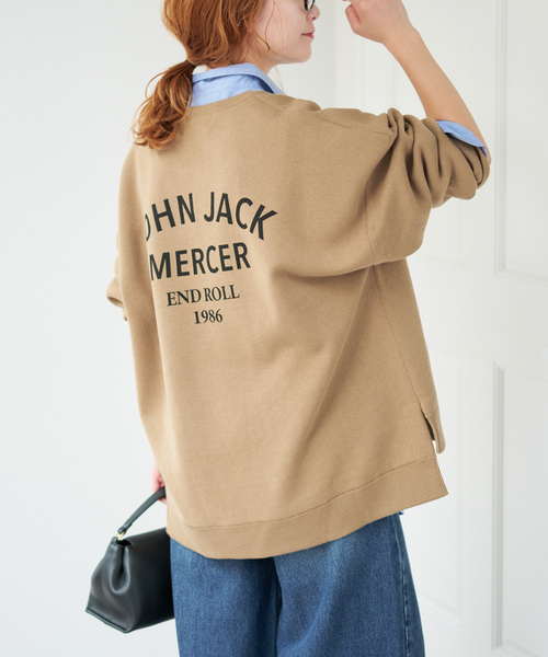 Spick & Span（スピックアンドスパン）の「J.J.Mercer / ジェイジェイマーサー 別注 キーネックプルオーバー（ニット/セーター・レディース・モカ/ホワイト系その他/グレー・MEDIUM）」の21枚目の写真