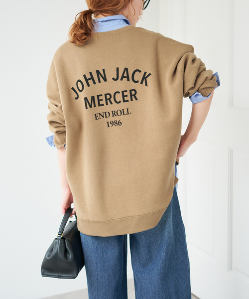 Spick & Span（スピックアンドスパン）の「J.J.Mercer / ジェイジェイマーサー 別注 キーネックプルオーバー（ニット/セーター・レディース・モカ/ホワイト系その他/グレー・MEDIUM）」の22枚目の写真