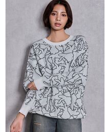 GYDA | BUNNY patternニットトップス(ニット/セーター)