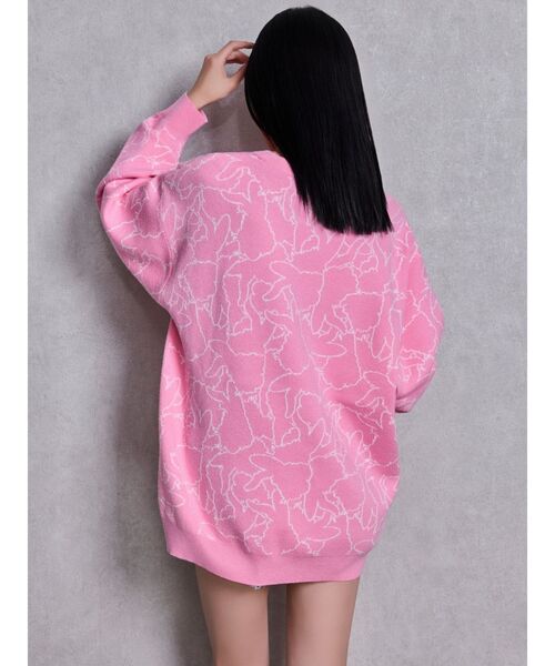 GYDA(ジェイダ)の「BUNNY patternニットトップス(ニット/セーター・レディース・オフホワイト/ピンク/ブラック・FREE)」の14枚目の写真