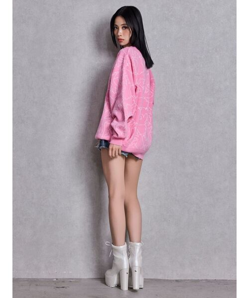 GYDA(ジェイダ)の「BUNNY patternニットトップス(ニット/セーター・レディース・オフホワイト/ピンク/ブラック・FREE)」の16枚目の写真