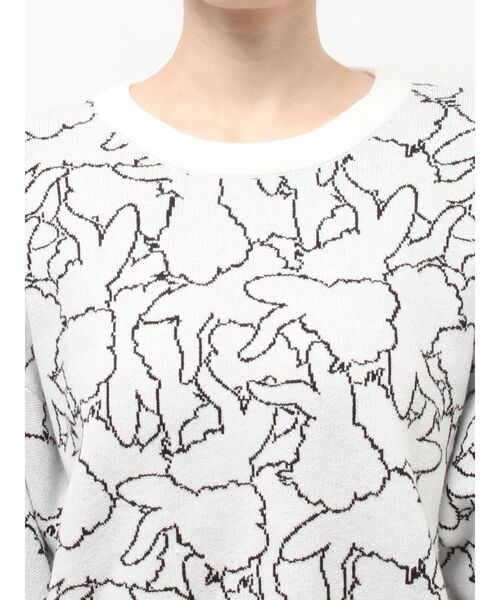 GYDA(ジェイダ)の「BUNNY patternニットトップス(ニット/セーター・レディース・オフホワイト/ピンク/ブラック・FREE)」の22枚目の写真