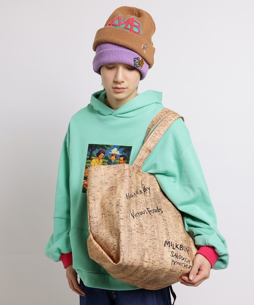 MILKBOY（ミルクボーイ）の「BASKET トートバッグ（トートバッグ・レディース・A・FREE）」の4枚目の写真