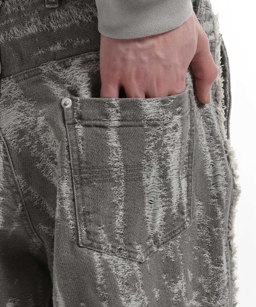 HARE（ハレ）の「SHADOW FADEデニムパンツ(HARE)（デニムパンツ・メンズ・ブラック/グレー・MEDIUM/SMALL）」の21枚目の写真