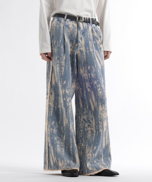 HARE（ハレ）の「SHADOW FADEデニムパンツ(HARE)（デニムパンツ・メンズ・ブラック/グレー・MEDIUM/SMALL）」の10枚目の写真