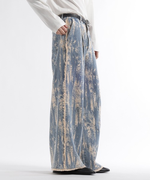 HARE（ハレ）の「SHADOW FADEデニムパンツ(HARE)（デニムパンツ・メンズ・ブラック/グレー・MEDIUM/SMALL）」の11枚目の写真