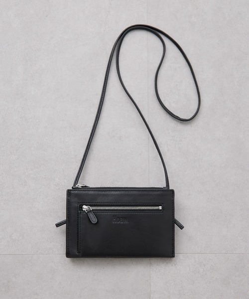 Whim Gazette(ウィムガゼット)の「【Hoaw.】スマホウォレットショルダーバッグ3(ショルダーバッグ・レディース・ブラック/シルバー/パープル/ライトグレー・FREE)」の8枚目の写真