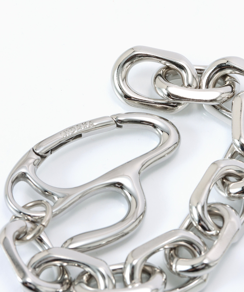 HIDAKA(ヒダカ)の「HIDAKA/ヒダカ "h" Chain Bracelet(ブレスレット・メンズ・シルバー・FREE)」の2枚目の写真