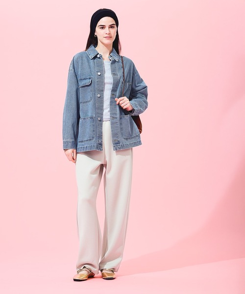 デニムカバーオールジャケット（デニムジャケット）｜coca（coca