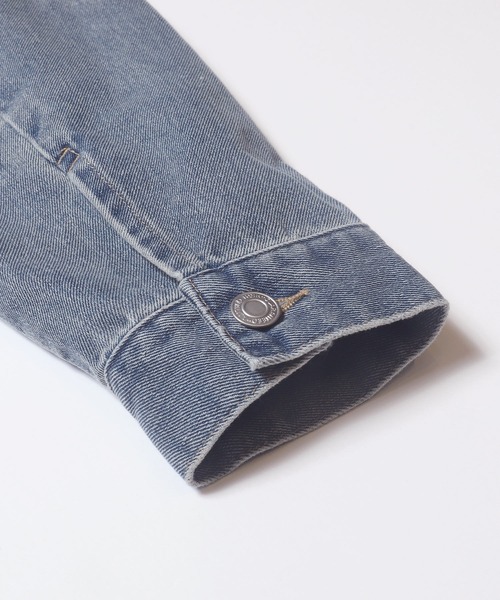 coca（coca）（コカ）の「デニムカバーオールジャケット（デニムジャケット・レディース・ライトブルー・L/M）」の13枚目の写真