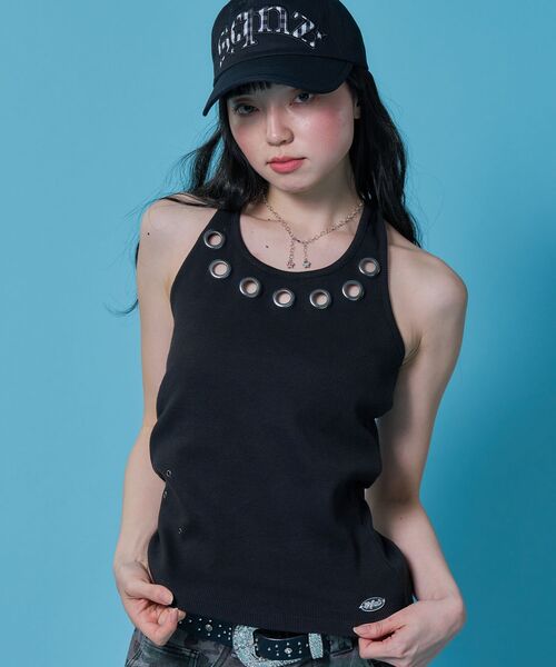 Inner Child ブラックレースタンクトップ 予約]デザインレースタンクトップ/ブラック – Lumier トップス