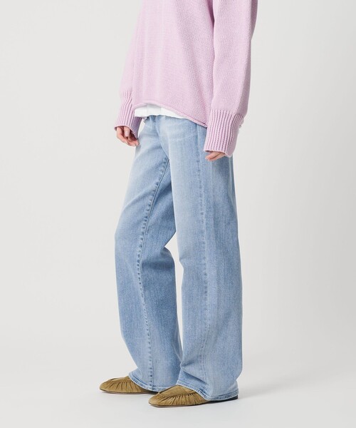 RED CARD TOKYO（レッドカード）の「【別注】＜RED CARD＞35th Anniv. Straight デニムパンツ（デニムパンツ・レディース・ライトブルー/コバルトブルー・25/22/24/23）」の2枚目の写真