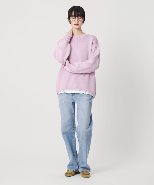 RED CARD TOKYO(レッドカード)の「【別注】<RED CARD>35th Anniv. Straight デニムパンツ(デニムパンツ・レディース・ライトブルー/コバルトブルー・25/22/24/23)」の3枚目の写真