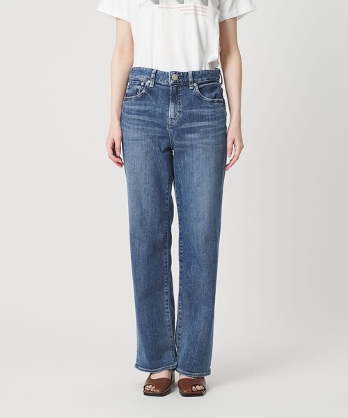 RED CARD TOKYO（レッドカード）の「【別注】＜RED CARD＞35th Anniv. Straight デニムパンツ（デニムパンツ・レディース・ライトブルー/コバルトブルー・25/22/24/23）」の6枚目の写真