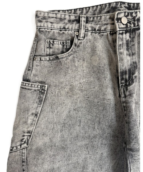 inst.ALL（インストール）の「サイドポケットバレルーズデニムパンツ（デニムパンツ・レディース・グレー・S/M/L）」の10枚目の写真